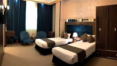 اتاق دو تخته تویین هتل کریم خان شیراز